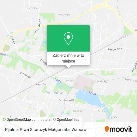 Mapa Pijalnia Piwa Sitarczyk Małgorzata