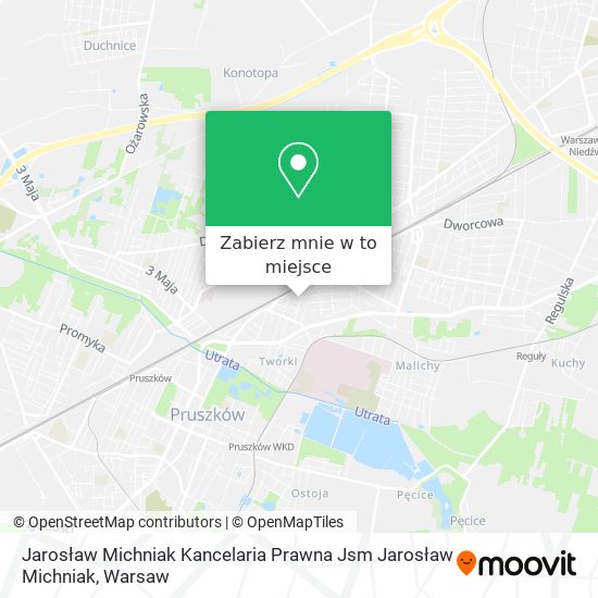 Mapa Jarosław Michniak Kancelaria Prawna Jsm Jarosław Michniak