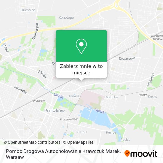 Mapa Pomoc Drogowa Autocholowanie Krawczuk Marek