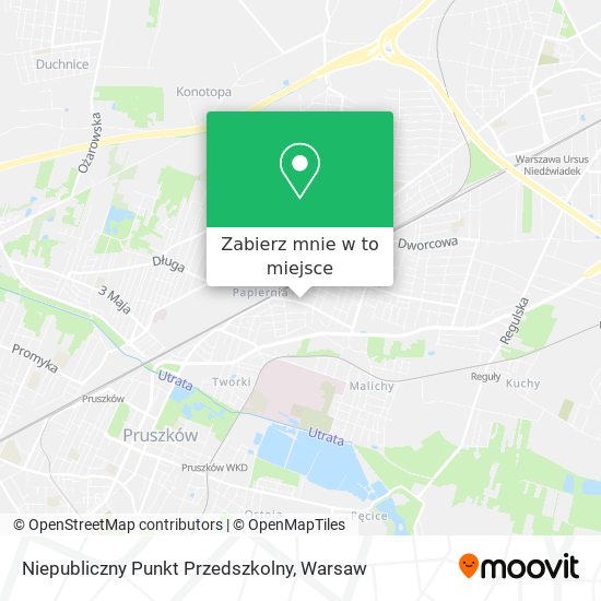 Mapa Niepubliczny Punkt Przedszkolny