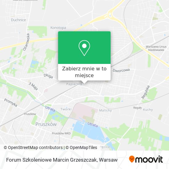 Mapa Forum Szkoleniowe Marcin Grzeszczak