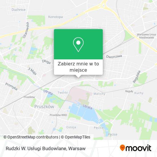 Mapa Rudzki W. Usługi Budowlane