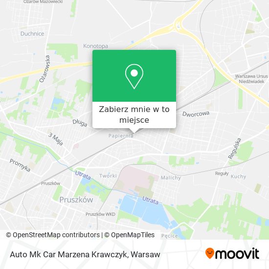 Mapa Auto Mk Car Marzena Krawczyk