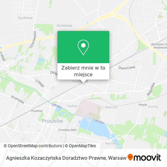 Mapa Agnieszka Kozaczyńska Doradztwo Prawne