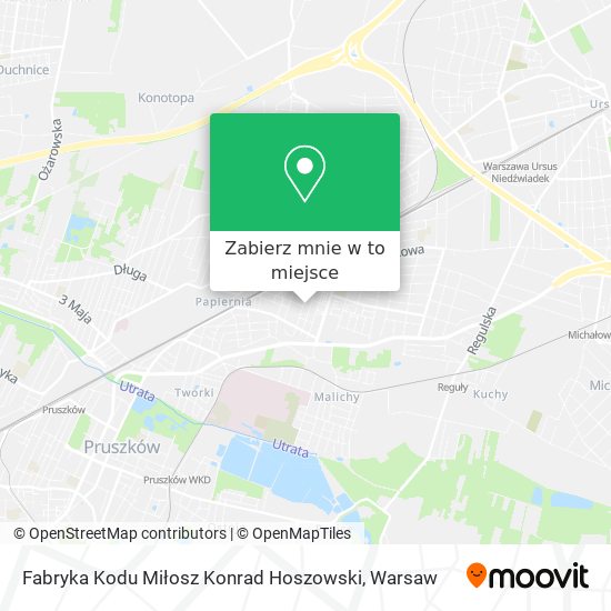 Mapa Fabryka Kodu Miłosz Konrad Hoszowski