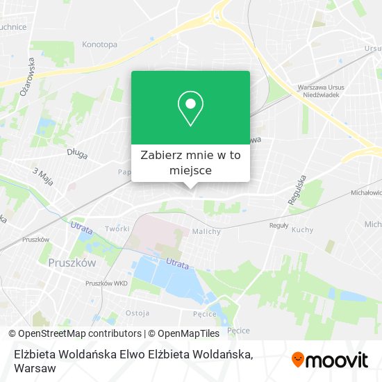 Mapa Elżbieta Woldańska Elwo Elżbieta Woldańska