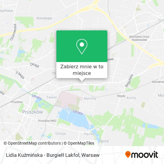 Mapa Lidia Kuźmińska - Burgiełł Lakfol