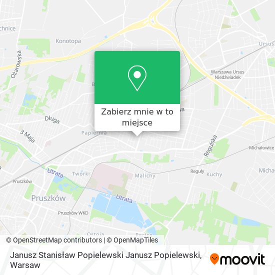 Mapa Janusz Stanisław Popielewski Janusz Popielewski