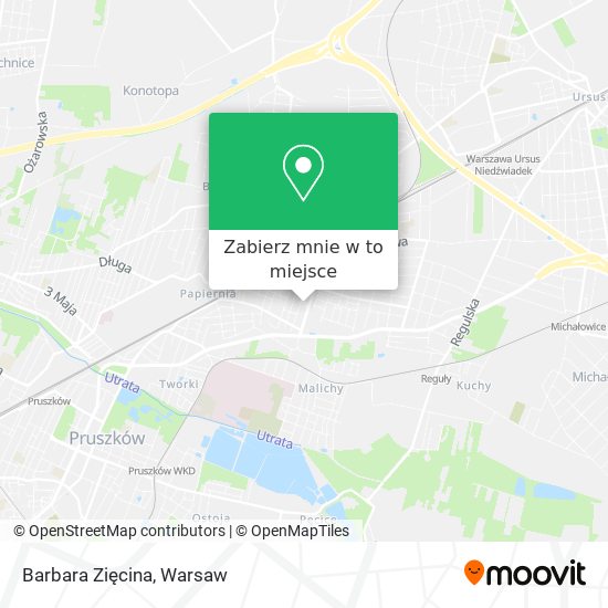 Mapa Barbara Zięcina