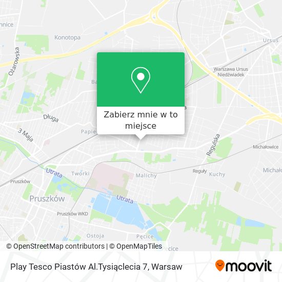 Mapa Play Tesco Piastów Al.Tysiąclecia 7