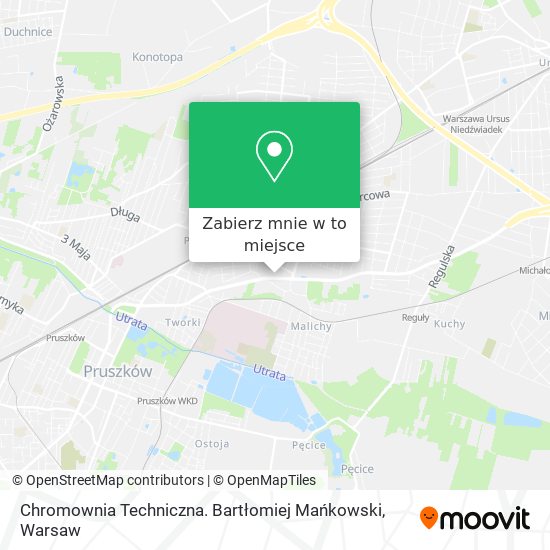 Mapa Chromownia Techniczna. Bartłomiej Mańkowski