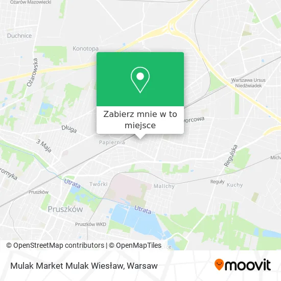 Mapa Mulak Market Mulak Wiesław