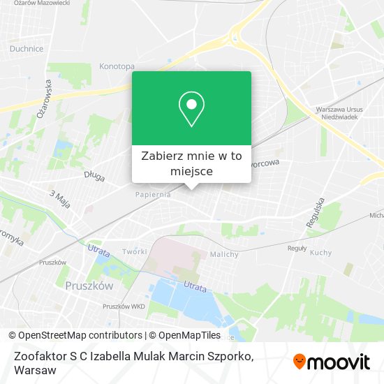 Mapa Zoofaktor S C Izabella Mulak Marcin Szporko