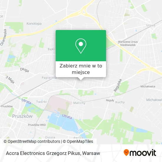 Mapa Accra Electronics Grzegorz Pikus