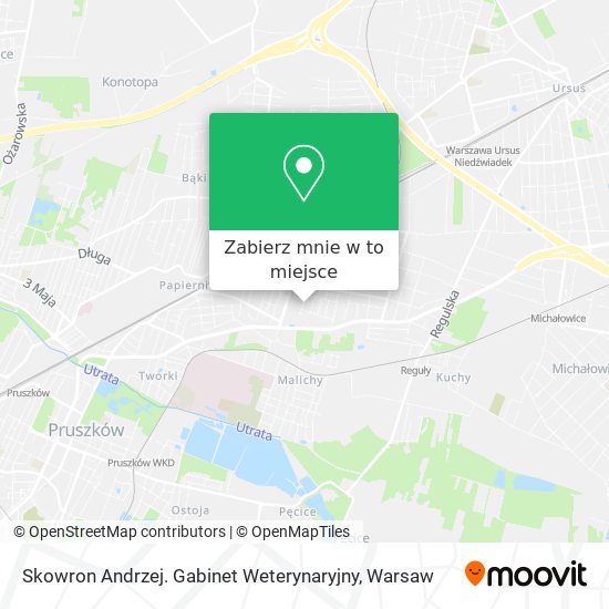 Mapa Skowron Andrzej. Gabinet Weterynaryjny