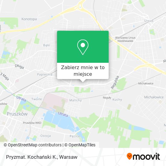 Mapa Pryzmat. Kochański K.