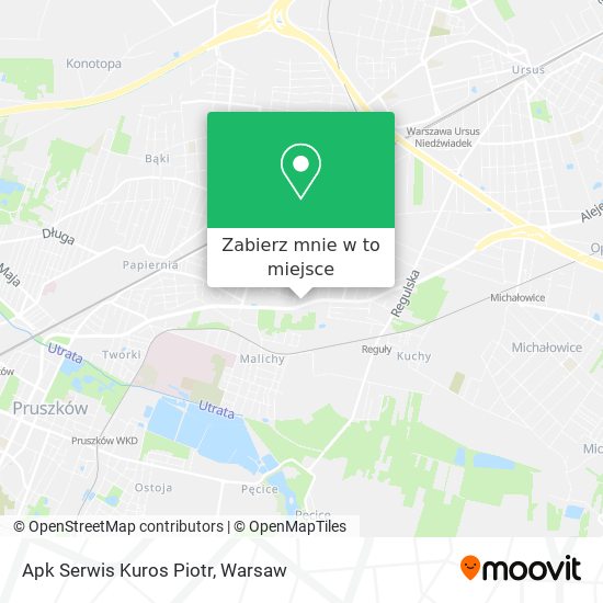 Mapa Apk Serwis Kuros Piotr