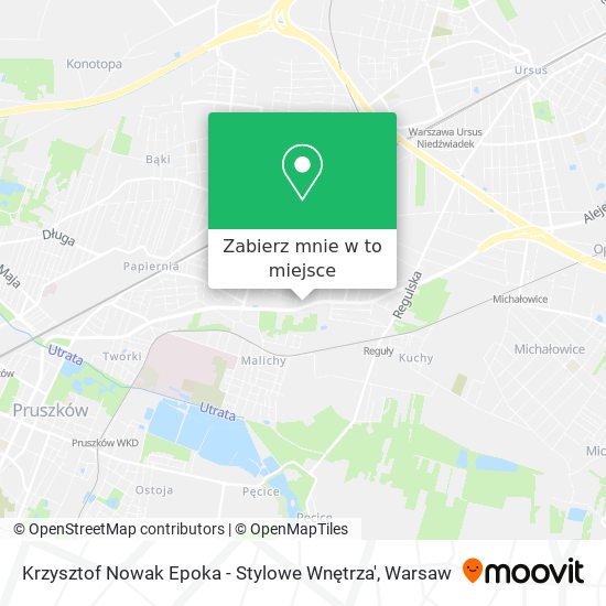 Mapa Krzysztof Nowak Epoka - Stylowe Wnętrza'