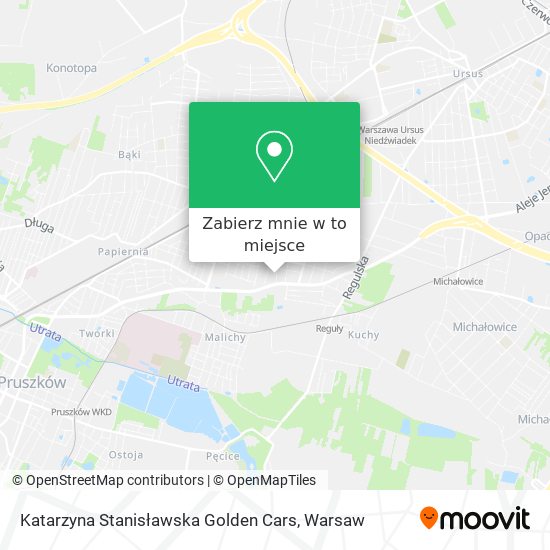 Mapa Katarzyna Stanisławska Golden Cars