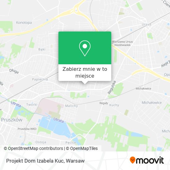 Mapa Projekt Dom Izabela Kuc