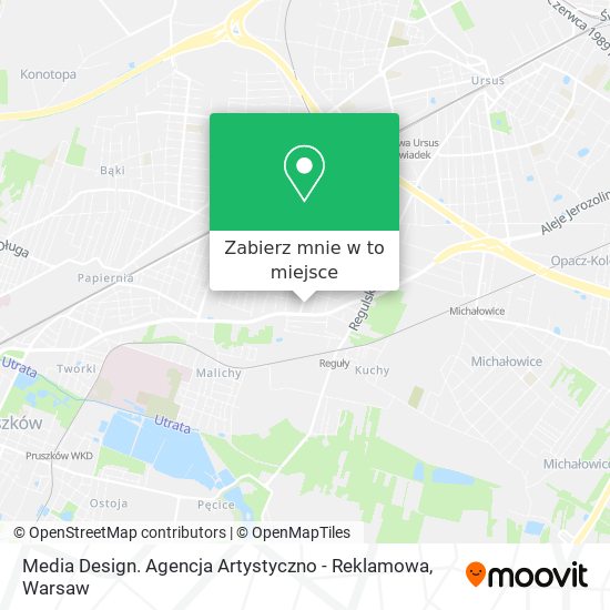 Mapa Media Design. Agencja Artystyczno - Reklamowa