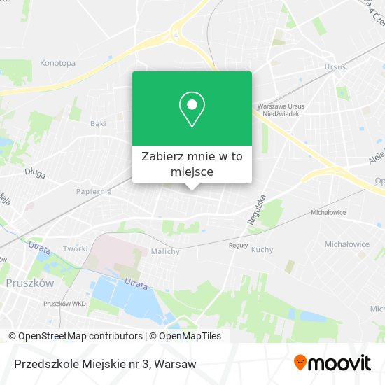 Mapa Przedszkole Miejskie nr 3