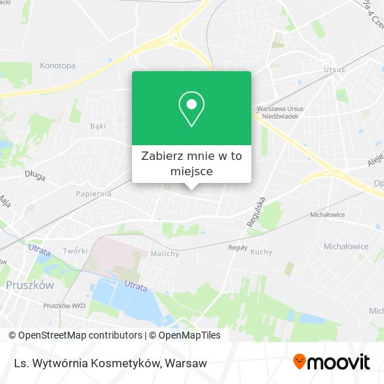 Mapa Ls. Wytwórnia Kosmetyków