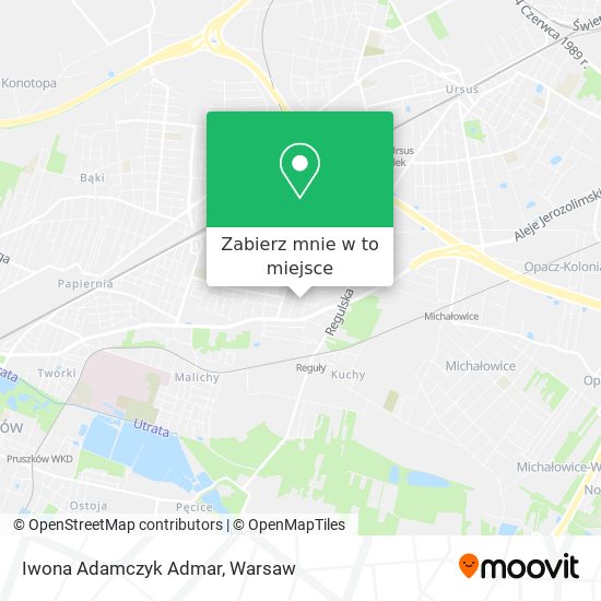 Mapa Iwona Adamczyk Admar