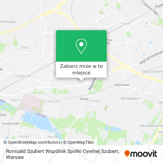 Mapa Romuald Szubert Wspólnik Spółki Cywlnej Szubert