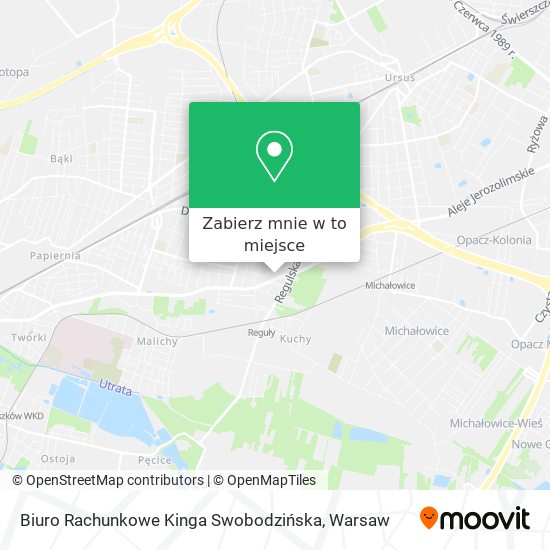 Mapa Biuro Rachunkowe Kinga Swobodzińska