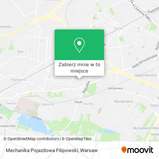 Mapa Mechanika Pojazdowa Filipowski