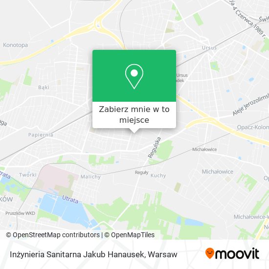 Mapa Inżynieria Sanitarna Jakub Hanausek