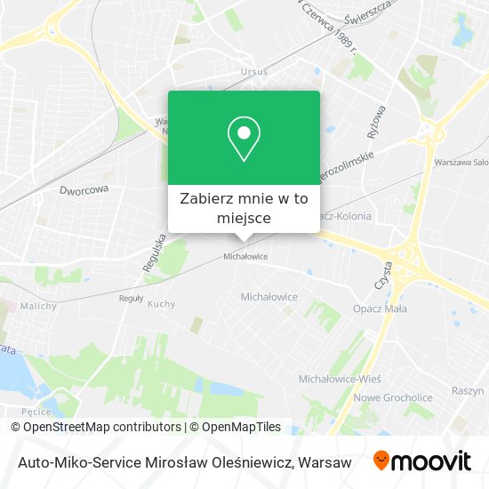 Mapa Auto-Miko-Service Mirosław Oleśniewicz