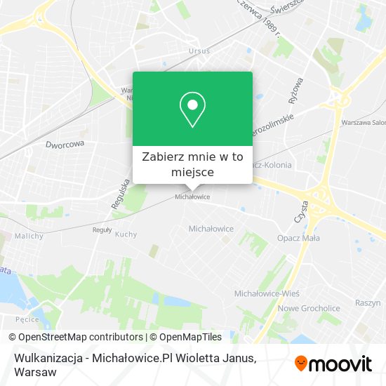 Mapa Wulkanizacja - Michałowice.Pl Wioletta Janus