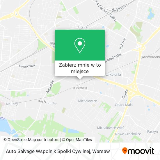 Mapa Auto Salvage Wspolnik Spolki Cywilnej