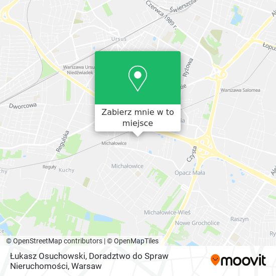 Mapa Łukasz Osuchowski, Doradztwo do Spraw Nieruchomości