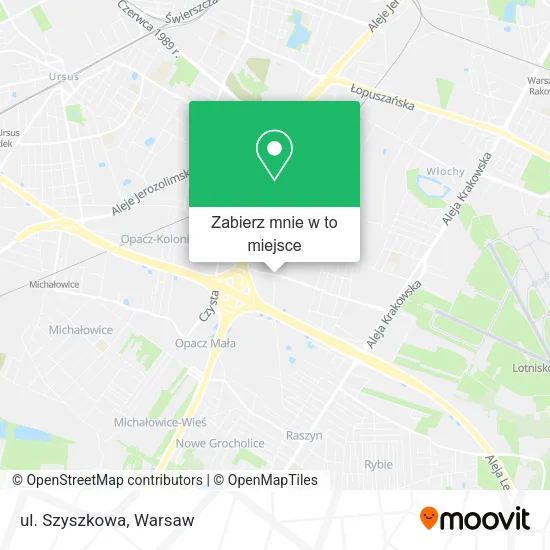 Mapa ul. Szyszkowa