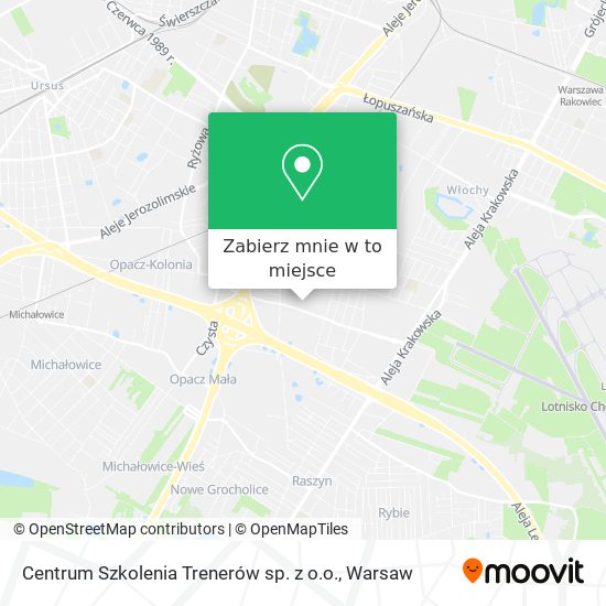 Mapa Centrum Szkolenia Trenerów sp. z o.o.