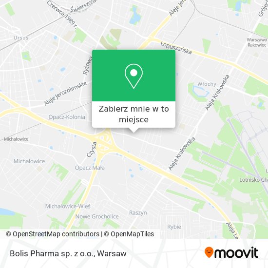 Mapa Bolis Pharma sp. z o.o.