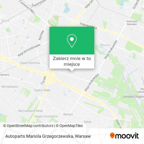 Mapa Autoparts Mariola Grzegorzewska