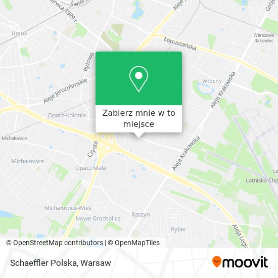 Mapa Schaeffler Polska