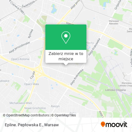 Mapa Epline. Pepłowska E.