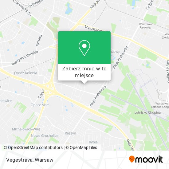 Mapa Vegestrava