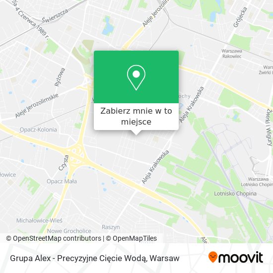 Mapa Grupa Alex - Precyzyjne Cięcie Wodą