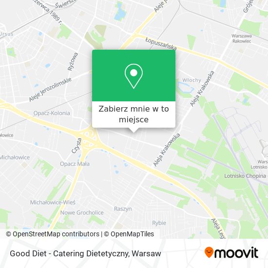 Mapa Good Diet - Catering Dietetyczny