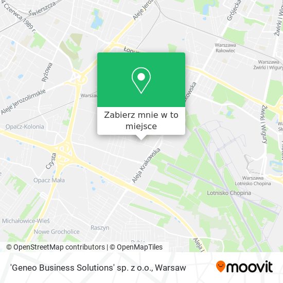 Mapa 'Geneo Business Solutions' sp. z o.o.