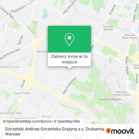 Mapa Górzyński Andrzej Górzyńska Grażyna s.c. Drukarnia