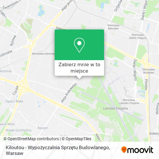 Mapa Kiloutou - Wypożyczalnia Sprzętu Budowlanego