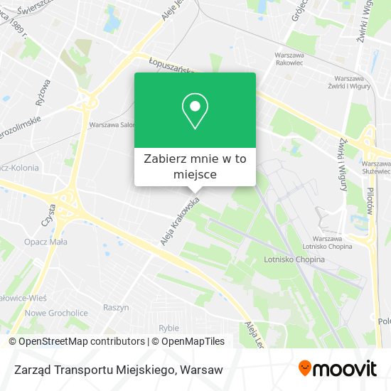 Mapa Zarząd Transportu Miejskiego