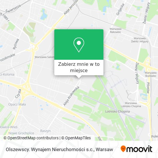 Mapa Olszewscy. Wynajem Nieruchomości s.c.